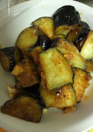 茄子とにんにくの味噌炒め-レシピのメイン写真