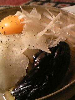 ゴマみそ冷製パスタ ~茄子と卵黄添え~-レシピのメイン写真