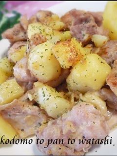 鶏肉とポテトのガーリックソテー-レシピのメイン写真