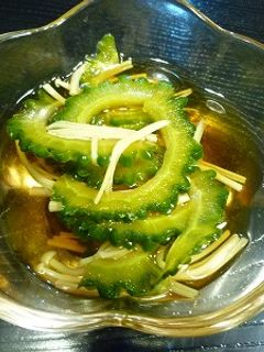 ごーやーとえのきのお浸し-レシピのメイン写真