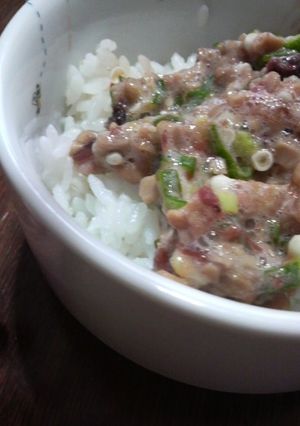 簡単☆納豆と梅干しのネバネバ丼-レシピのメイン写真