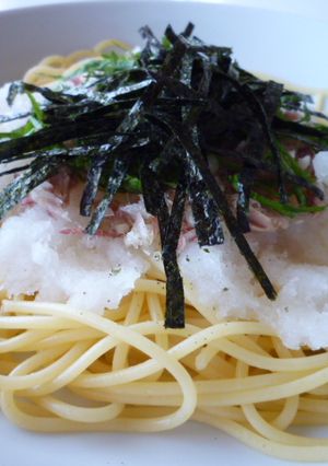 大根おろしとツナの和風冷製パスタ-レシピのメイン写真