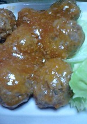 ヘルシー肉団子の甘酢あん-レシピのメイン写真