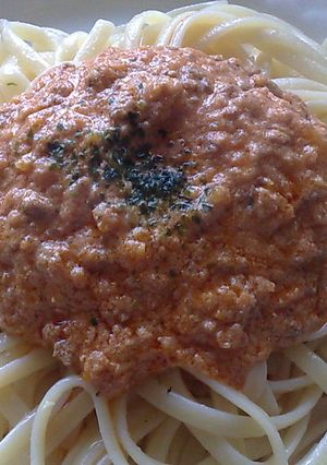 豆乳ボロネーゼ（ミートソースパスタ）-レシピのメイン写真