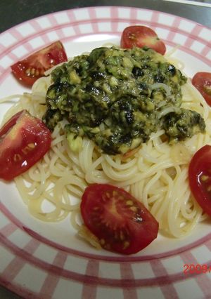 のりアボカド冷製パスタ-レシピのメイン写真