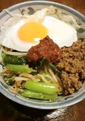 冷蔵庫にある野菜でビビンバ-レシピのメイン写真
