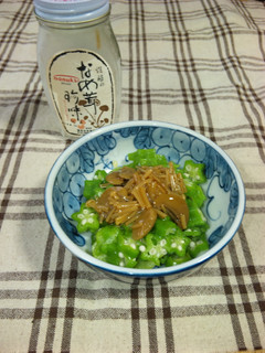 とっても簡単♪なめ茸オクラ-レシピのメイン写真