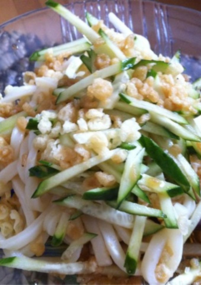 簡単冷やしたぬきうどん-レシピのメイン写真