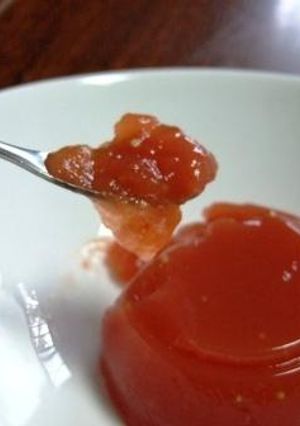 太陽いっぱいの真赤なゼリー風トマトゼリー-レシピのメイン写真