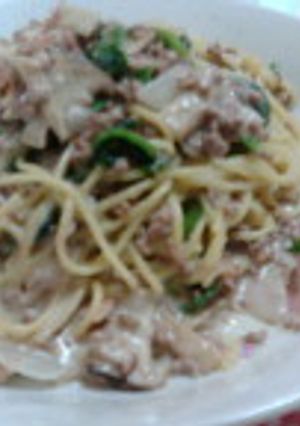 簡単☆生クリームいらずのクリームパスタ★-レシピのメイン写真