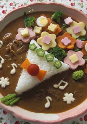 花束カレーでオメデトウ☆-レシピのメイン写真