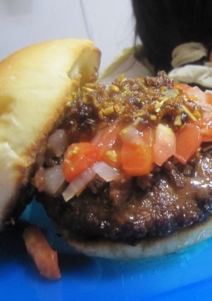 ざっくざく！食べるラー油バーガー-レシピのメイン写真
