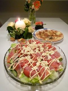 生ハムとモッツアレラチーズのサラダ-レシピのメイン写真