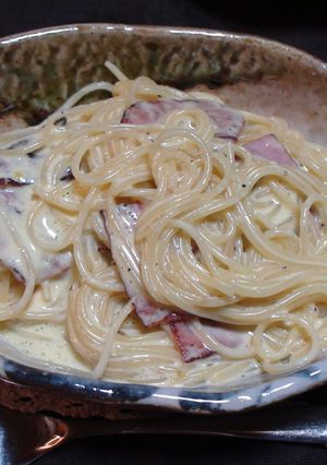 くどくないぺロリと食べれるカルボナーラ♪-レシピのメイン写真