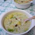 ★押麦とアボカドの食べる豆乳スープ★