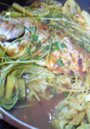 野菜たっぷり豆苗とタイ（鯛）の即席カレー-レシピのメイン写真