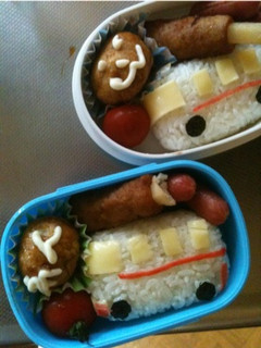 キャラ弁☆バス-レシピのメイン写真