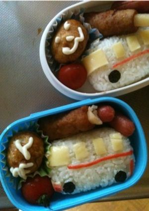 キャラ弁☆バス-レシピのメイン写真