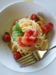 トマトの冷製パスタ♪-レシピのメイン写真