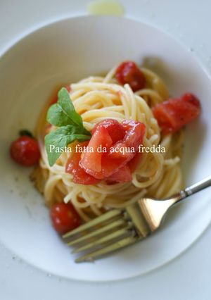 トマトの冷製パスタ♪-レシピのメイン写真