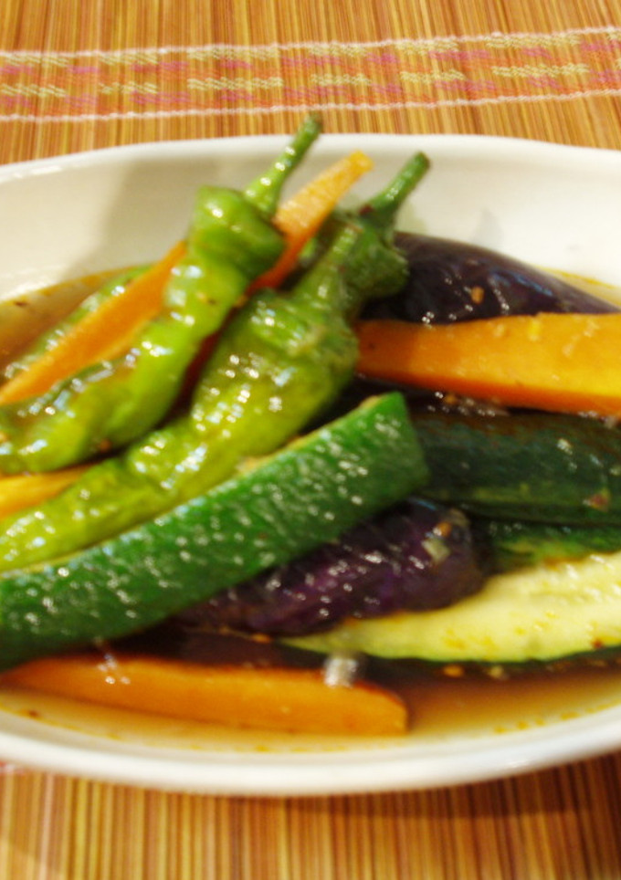 大人の揚げ浸し❤万願寺と夏野菜-レシピのメイン写真