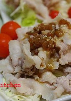 夏を乗りきれ!梅の冷しゃぶ-レシピのメイン写真