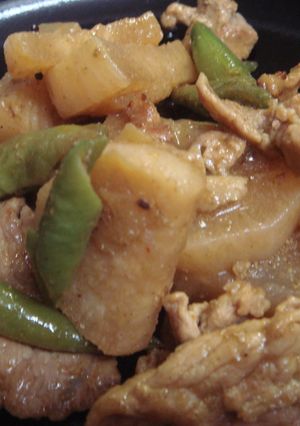 ☆豚肉と大根の煮物☆カレー風味-レシピのメイン写真