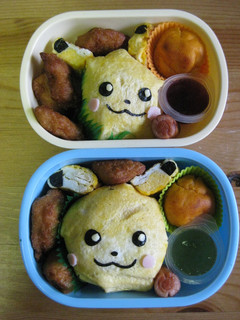 ❤キャラ弁❤ピカチューオムライス-レシピのメイン写真