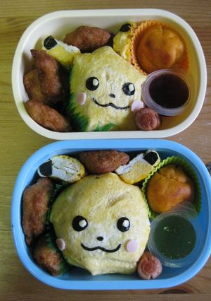 ❤キャラ弁❤ピカチューオムライス-レシピのメイン写真