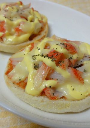 カニカマ☆マヨチーズトースト-レシピのメイン写真