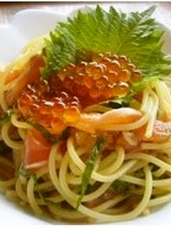 おはしで食べる和風冷製パスタ-レシピのメイン写真
