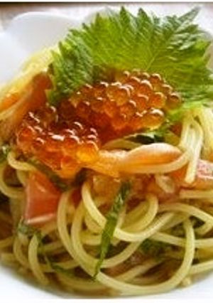 おはしで食べる和風冷製パスタ-レシピのメイン写真