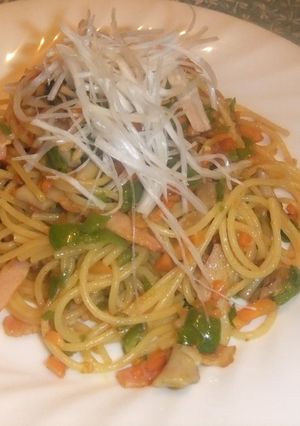 スパイシーなカレーパスタ-レシピのメイン写真