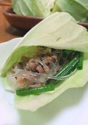 牛挽肉のサラダ タイ料理風-レシピのメイン写真