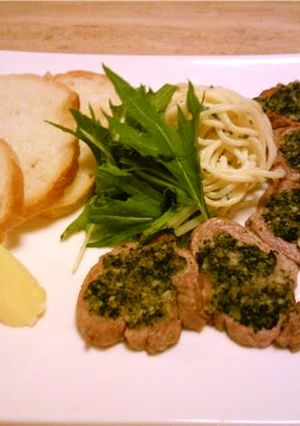 パセリたっぷり豚ヒレ肉のソテー♪-レシピのメイン写真