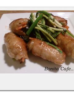 野菜のしゃぶしゃぶ肉巻き炒め-レシピのメイン写真