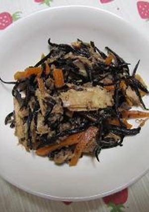 油なしでもコクがある☆ヒジキとツナの煮物-レシピのメイン写真