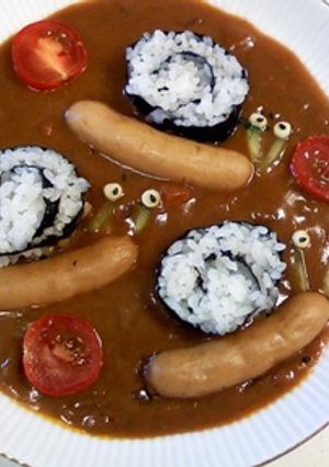 カタツムリデコカレー-レシピのメイン写真