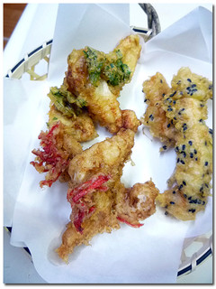 ♪ 三色 ♪ 鶏天-レシピのメイン写真