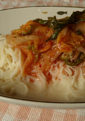 豆乳キムチそうめん-レシピのメイン写真