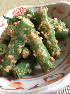 いんげん胡麻からし和え-レシピのメイン写真
