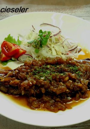 ビーフステーキオニオンソース-レシピのメイン写真