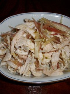蒸し鶏とみょうがのゆず胡椒和え-レシピのメイン写真
