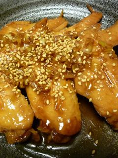 ♡◎手羽先のさっぱりネギ醤油煮-レシピのメイン写真