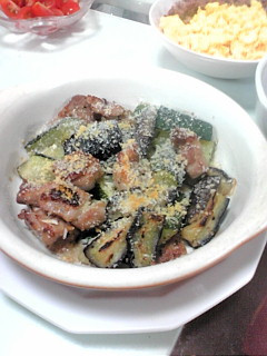 夏野菜と鶏肉のシンプル焼き♪-レシピのメイン写真