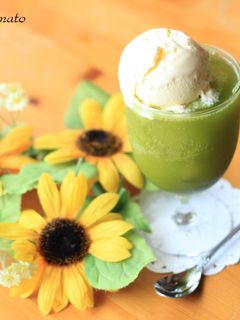 涼を呼ぶ!グリーンティーソーダ ☆彡-レシピのメイン写真