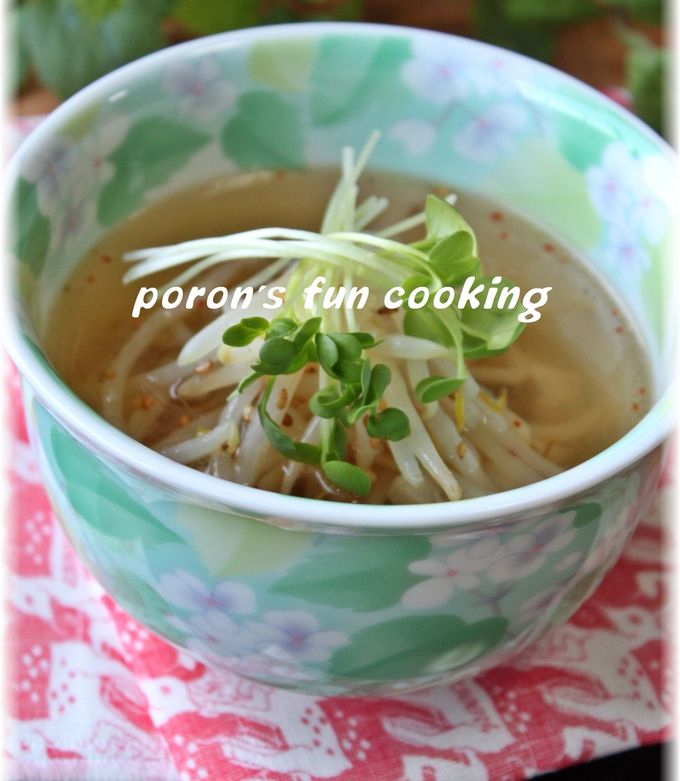 ✿鶏ともやしのスープ✿-レシピのメイン写真