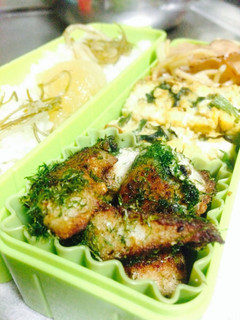 お弁当に☆鶏胸肉・ささみの青のり焼き♥♪-レシピのメイン写真