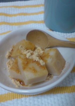きなこ牛乳寒天のくずもち風～★-レシピのメイン写真