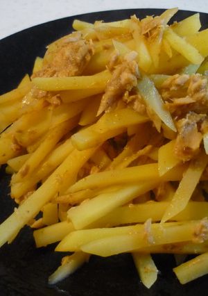 材料2つ!簡単 おじゃがとツナの炒め物-レシピのメイン写真
